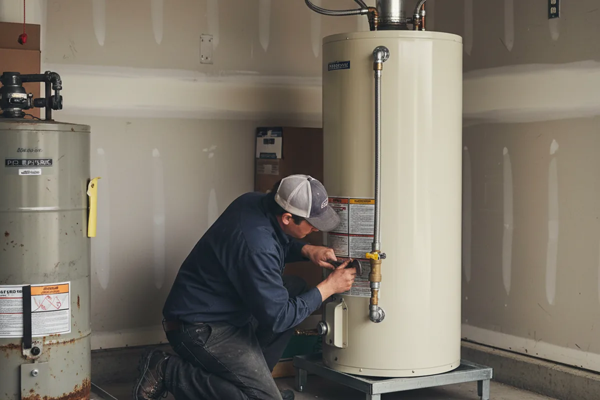 Water heater and shutoff valve replacement in Aiea